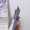 thumbnail image 3 of Cute Case for Samsung Galaxy Z Flip 5 with Strap, Fashion Case for Galaxy Z Flip 5 5G Protective Girls Case with Chain Hard PC Case, 3 of 4