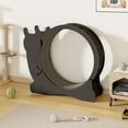 thumbnail image 3 of Homall Roue d'Exercice pour Chat, Grande Roue de Course d'Exercice de 48 Pouces pour Chat avec Mécanisme de Verrouillage/roue Silencieuse/piste Tapis, Tapis Roulant pour Chats d'Intérieur, Noir, 3 of 7