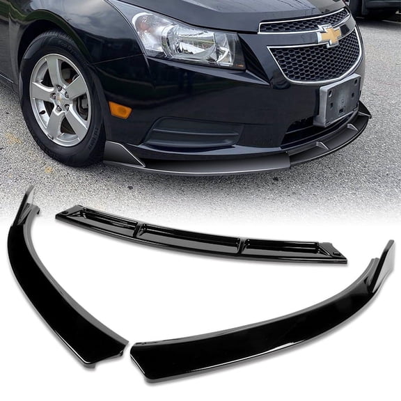 Stay Tuned Performance Chevrolet Cruze Front Bumper Splitter Spoiler Lip, Black, 2011-2014