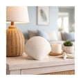thumbnail image 2 of Coastal Ceramic Figurine for Home, Bathroom, Office, and Room Decor - Seashell Inspired Ornament for Living Room Styling - Modern Sculpture for Shelf and Coffee Table Display- 6", White, 2 of 11