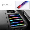 thumbnail image 3 of Mightlink 10 Pcs/Set Air Vent Strips Scratch-resistant U Shape Blendable Flexible Anti-deformed Car Interior Decor Unfading Multi Colors Air Vent Trims Auto Accessories, 3 of 7
