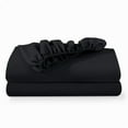 thumbnail image 1 of Bare Home 2-Pack Fitted Sheets - Premium 1800 Collection - Ultra-soft - Deep Pocket - Twin, Black, 1 of 7