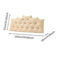 thumbnail image 2 of College Dorm Bed Bolster Pillow Long Rectangular, Headboard Backrest Support Cushion for Sitting in Bed, Soft Daybed Reading Pillow for Comfortable Support, 2 of 5