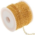 thumbnail image 4 of 1 Rouleau de Chaîne de Collier avec Bobine Bracelet DIY Collier Bijoux Artisanat Chaîne, 4 of 9