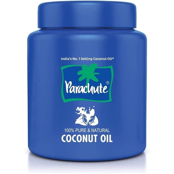 Parachute Huile de Noix de Coco 100 % Pure 500 ml – Huile Capillaire Nourrissante pour des Cheveux Forts et en Santé et des Soins de la Peau à Hydratation Profonde