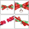 thumbnail image 4 of Collar para mascotas navideño, , Anillo para el cuello con patrón navideño | Linda pajarita de nailon a la moda para cachorros de gatos pequeños, 4 of 6