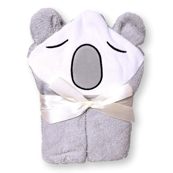 Hooded 100% Cotton Hippo Bird Panda, Bear Animal Towel for Boy or Girl - Personalization Available Panda