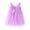 Purple, variant on Odeerbi Cute Tulle Dresses For Girls Baby Toddler Summer Mesh Elegant Butterfly Wing Suspenders Dress Skirt Purple