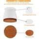 thumbnail image 5 of 16 fundas redondas grandes para pies de silla (EVA+fieltro), color blanco Xemadio 221109-1, 5 of 9