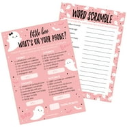 Let’s Fiesta Baby Shower Game Bundle – 4 Fun Party Games With 40 Cards | Who Knows Mommy Best, Quiz, Purse Game & Oh Baby!