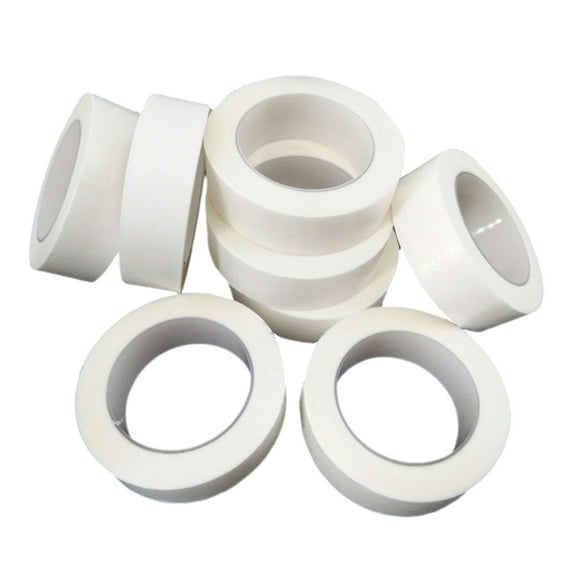 Almohadillas de pestañas para extensiones Lanting Free debajo de los parches de los ojos para la almohadilla para las pestañas postizas de injerto, 10 rollos (blanco)