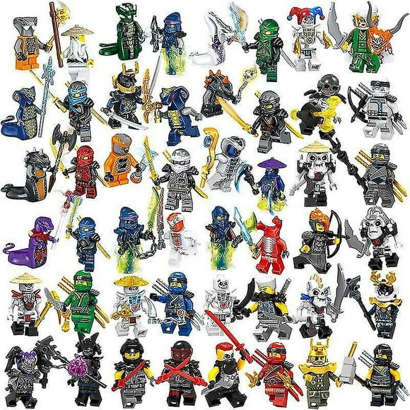 36 Phantom Ninja Characters Collection With Weapon Children Assembled Building Block Minifigure Toys
