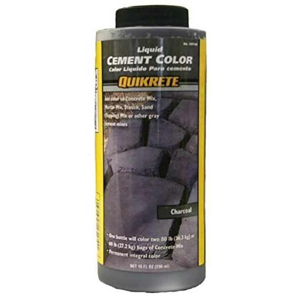 Quikrete 131700 Liquid Cement Color, 10oz, Charcoal