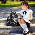 thumbnail image 5 of Honeii Chained Skull Artwork Print Backpack for School,15.6 inch Laptop Back Pack for High School and College Students, Waterproof Computer Bookbag-One Size, 5 of 6