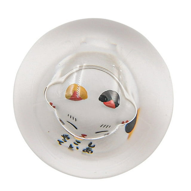 koolsoo Mignon Fortune Chat Chanceux 70MM Rond Bouton de Vitesse de Balle avec Adaptateurs JDM M10X1.25 Sans Vis