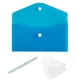 thumbnail image 3 of Yuarrent Organizador de máscaras faciales, soporte de Clip de almacenamiento de máscaras, almacenamiento de papelería, bolsa de PP, archivos de Almacenamiento y organización del hogar azul Yuarrent HA9121-02B, 3 of 6