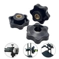 thumbnail image 2 of Handle Thread Mechanical Black Knobs 10pcs/set Hand Tighten Nuts for Fastening, 2 of 8