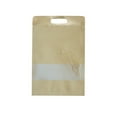 thumbnail image 4 of Muka 100 Pcs Kraft Heat Sealable Stand Up Pouch Bags w/ Matte Window, 9.3"W x 13.8"H x 4"D, 7 mil, 4 of 7