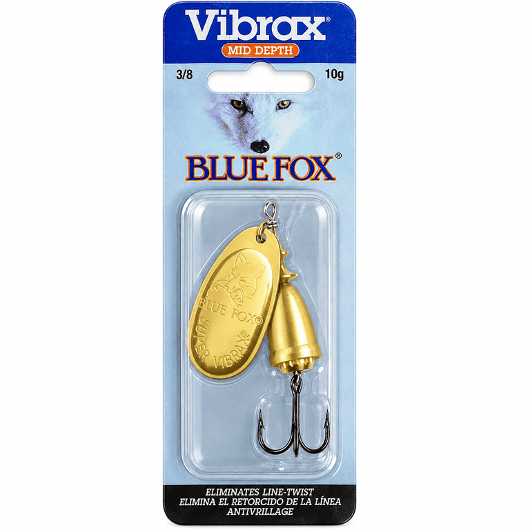 Blue Fox, Super Vibrax Inline Spinner, Size 6, Silver and Hot Pink