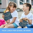 thumbnail image 6 of Haosy 3 Pack Reusable Ziploc Bags BPA Free Healthy Food Storage Bag Leakproof Sandwich Snack Freezer Bags Taurus Of Zodiac, 6 of 7