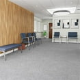 thumbnail image 5 of Pemberly Row Reception Waiting Room Oversize Hip Chair / Black Steel / Gray, 5 of 5