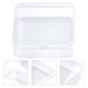 thumbnail image 4 of Small Transparent Plastic Storage Box Clear Square Multi-purpose Display Case ~, 4 of 10