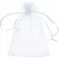 thumbnail image 3 of 100 bolsitas de bolsas de organza blancas de 13x18cm, utilizables como bolsas de dulces, bolsas de joyería, bolsas de regalo de boda o Navidad, 3 of 5
