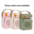 thumbnail image 2 of Riwcyla Mini Karaoke Machine Wireless Microphone and Speaker Set with 2 Microphone Rechargeable LED Color Night Light Handheld Mic Karaoke Speaker Gifts for Birthday Party Desktop Fitness Home KTV, 2 of 6