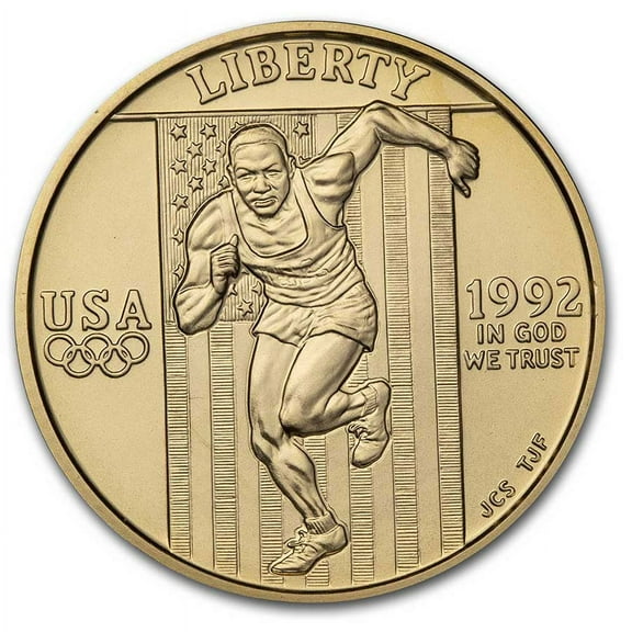 1992-W Gold $5 Commem Olympic BU (Capsule Only)
