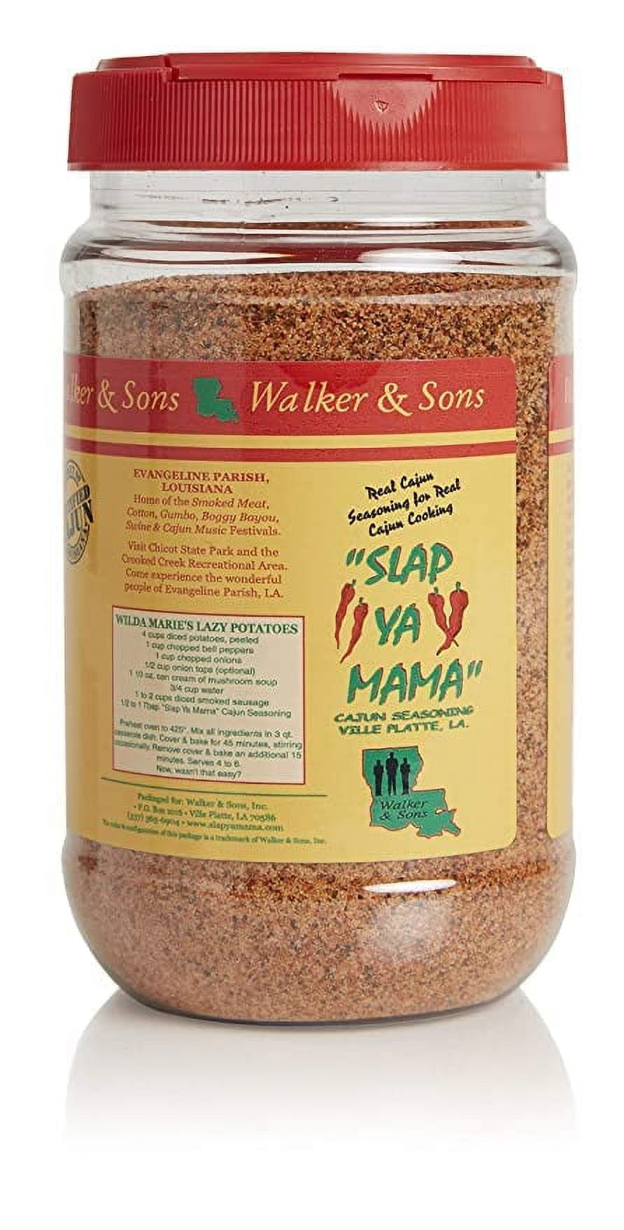 (2 pack) Slap Ya Mama Original Blend Cajun Seasoning, 32 oz Canister – Large Size Authentic Louisiana Cajun Spice