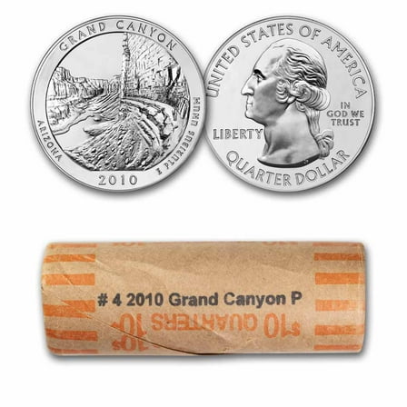 2010-P ATB Quarter Grand Canyon National Park 40-Coin Roll BU