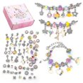 thumbnail image 1 of Kids's Creative Diy Crystal Bracelet Jewelry Making Kit Gift Box Set, 1 of 3