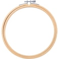 thumbnail image 1 of Better Crafts 2 Pieces 12 Inch Wooden Embroidery Hoops Bamboo Circle Cross Stitch Hoop for Embroidery & Art Craft Handy Sewing, 1 of 4
