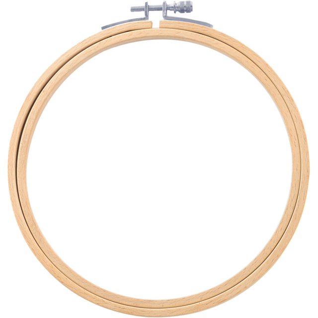 Better Crafts 2 Pieces 12 Inch Wooden Embroidery Hoops Bamboo Circle Cross Stitch Hoop for Embroidery & Art Craft Handy Sewing