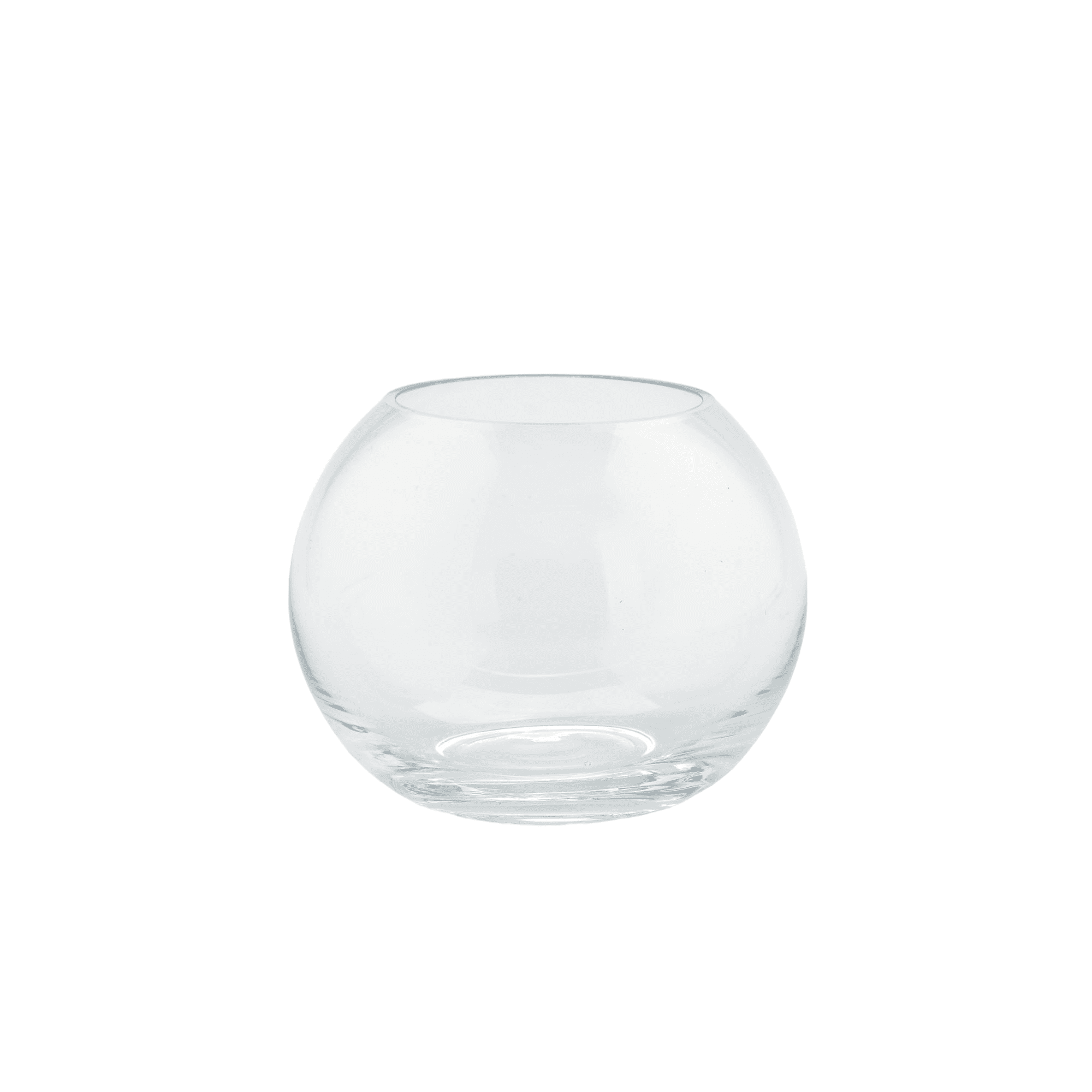 CC Home Furnishings 6" Clear Glass Bubble Bowl Floating Tealight Candle