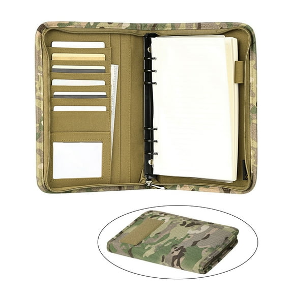 Tactically Notebook Cover Outdoor Log Book Cover Weatherproof Diary Cover Protector Hiking Journal Case Sleeve Durable