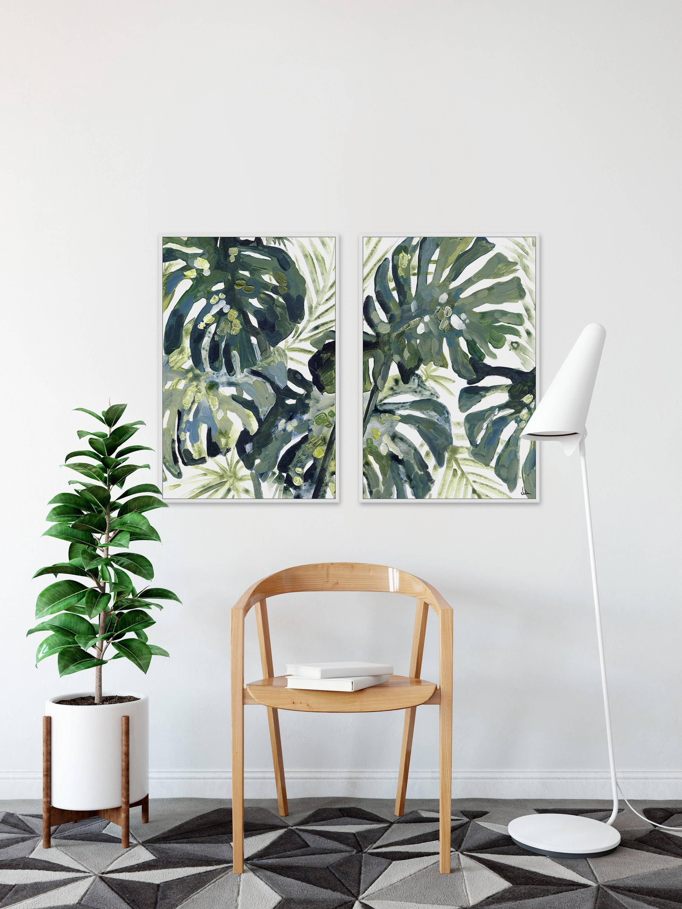 Marmont Hill Watercolor Leaf II Diptych