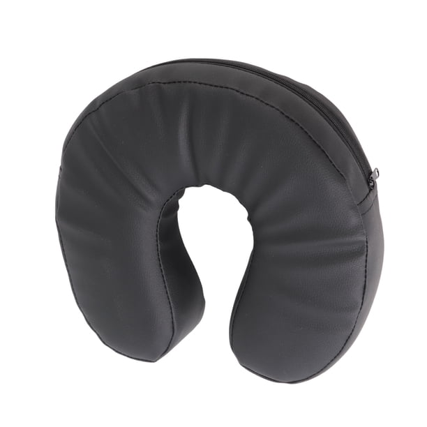 Almohada de la Cara en Forma de u, Almohada de Cama de Masaje de Forma Negra de Forma Negra Profesional para la Oficina
