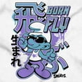 thumbnail image 2 of The Smurfs Cool Kanji Born Fly Unisex Plus Size Zip Hoodie Brisco Brands 2X, 2 of 5