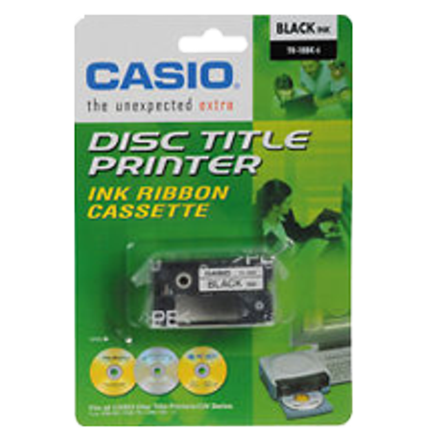 ~Brand New Original Casio TR-18BK Thermal Ribbon Black for Casio CW-K85 CD/DVD Label Printer