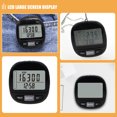 thumbnail image 3 of LOLIPPYY Black 3D Pedometer Step Counter with Clip & Lanyard, Accurate Calorie Burn Tracker, Fitness Activity Monitor Set, 3 of 8