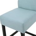 thumbnail image 5 of Noble House Lopez Fabric Counter Stool in Light Blue (Set of 2), 5 of 21
