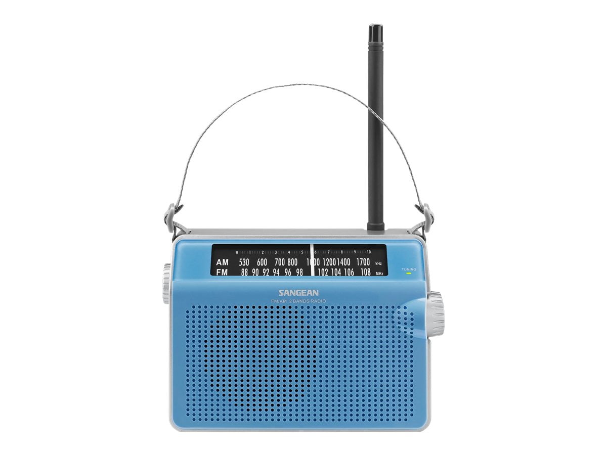 Sangean PR-D6BU AM/FM Compact Analog Portable Radio