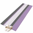 thumbnail image 2 of 2'x6' Rug Runners for Hallways Kitchen, Purple Morocco Non Slip Entryway Beside Floor Carpet Runner, Boho Stitching Pattern Stripes Grey Washable Laundry Room Bedroom Throw Rugs Mat for Family Pet, 2 of 8