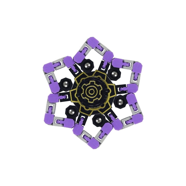 Toupie Anti-Stress DIY, Toupie à Main et à Doigt, Chaîne Changeable, Rotation à 360°, Roulement, Jouet de Concentration pour TDAH, Anxiété, Autisme, Adultes, Enfants, Anti-Stress