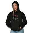 thumbnail image 3 of Pink Fight Breast Cancer Awareness Hoodie Sweatshirt Women Brisco Brands S, 3 of 6