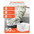 thumbnail image 2 of VEVOR 50 Pack White Microfiber Cleaning Cloth, 12 x 12 in Premium Microfiber Towels, Lint-Free and Scratch-Free, Absorbent Cleaning Rags for Car, Household, Kitchen, Window, SPA, Hotel & Bathroom, 2 of 9