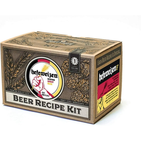 Craft a Brew Hefeweizen Beer Refill Recipe Kit, 1 Gallon Batch, Home Brewing Ingredient and Supplies