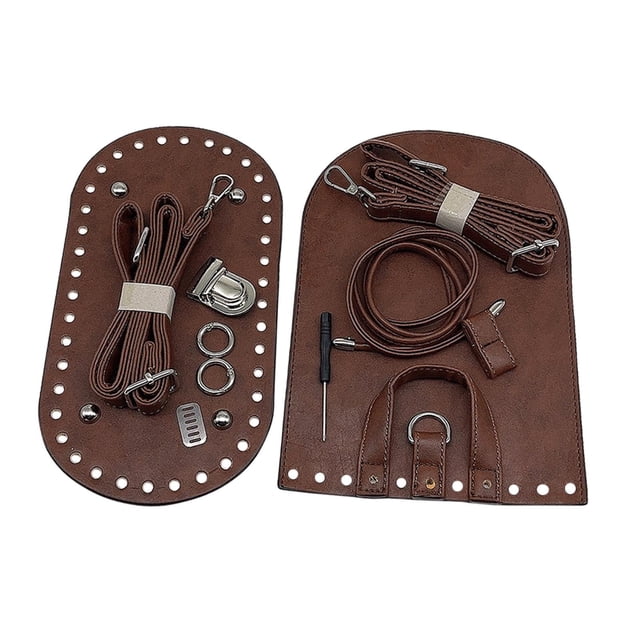 Bag Making Set Sewing PU Leather Bag Bottom Shaper Pad Knitting Bag Bottoms Coffee