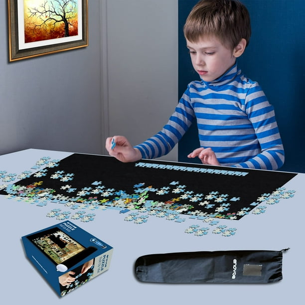 Tapis de puzzle pour puzzle - Antidérapant - 500 pièces, tapis de puzzle  1000 pièces